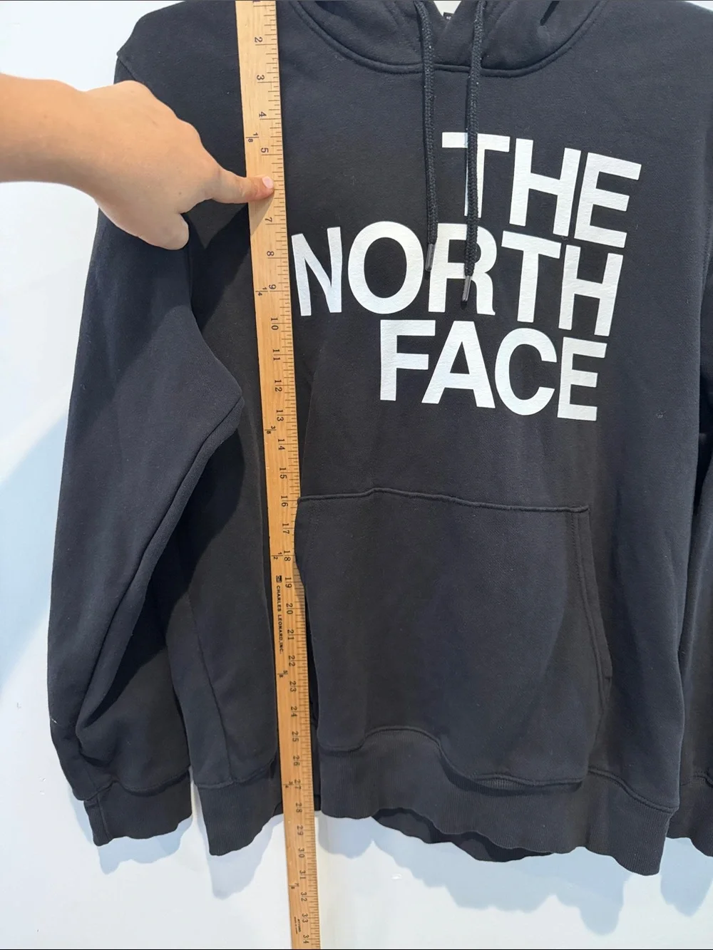 The North Face Hoodie Black White Logo Men’s Size Large